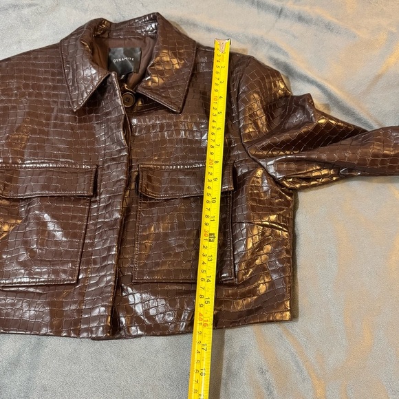 Dynamite Crocodile Faux Leather Blazer
#1308 - Picture 5 of 8